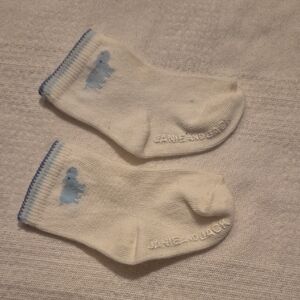 Janie and Jack boys socks 0-3 months VGUC